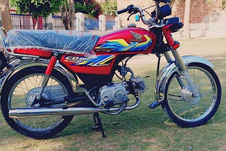 Honda bike 70 cc urgent for sale model 2021 WhatsApp 03279526967