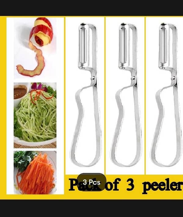 T  3 pc Stainless Steel Peeler Potato Peeler Kitchen Accessories Tools Fruits Peeler Vegetable Peeler