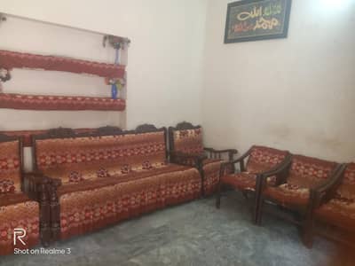 wooden sofa set for sale good condition