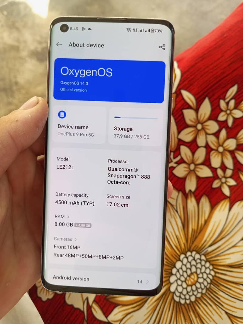 One Plus 9 pro 6