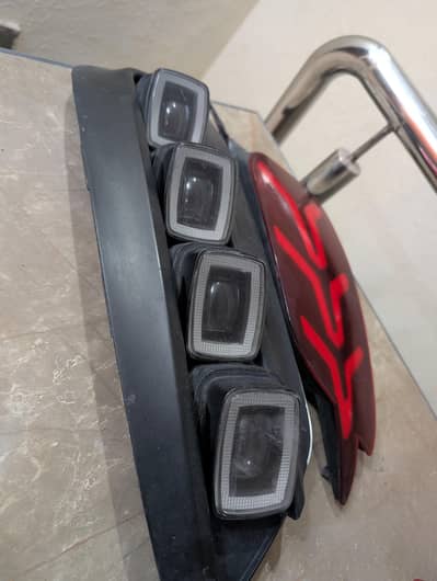 civic x front back fog light