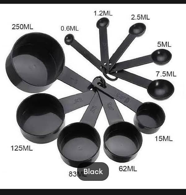 T  New 10 PCS Measuring Cups Eco-Friendly Measuring Spoon Cooking Tools Mini Scales Spoons Sets for Baking Coffee Tea Kitchen Gadgets