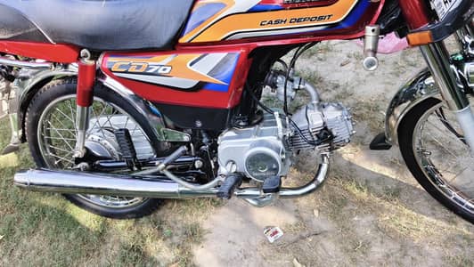 Honda CD 70 gold condition gold working total original