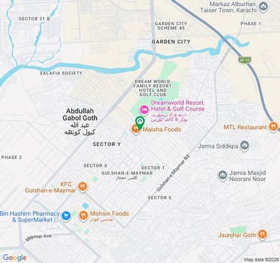 Residentiol Plot Of 1510 Square Yards Available For Sale In Gulshan-E-Maymar - Sector R