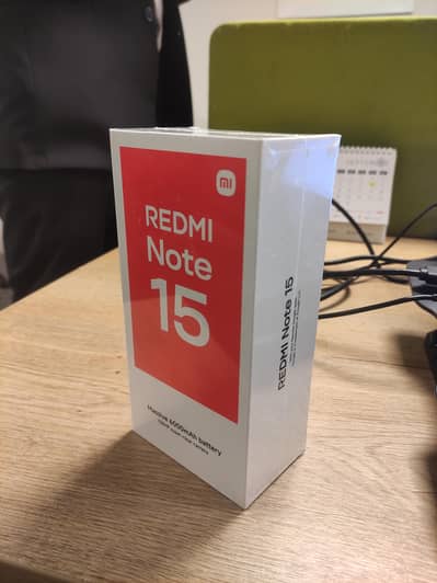 Xiaomi Redmi Note 15 box pack Official PTA Approved 8/128 GB