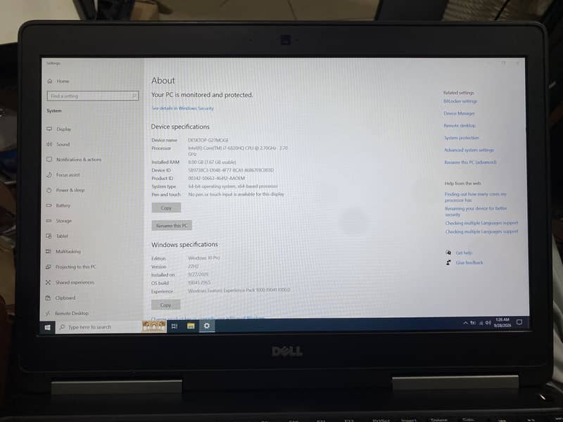 Dell precision 7510 0