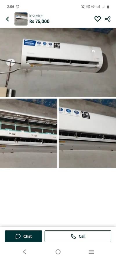 1.5ton Dawlance  ac good condition