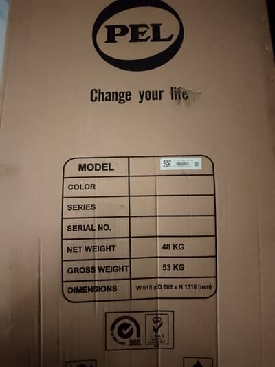 Pel refrigerator model 2350 only one month use like use