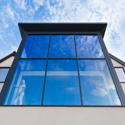 Glass wall/Exterior glass wall / Double glass / Aluminum curtain wall