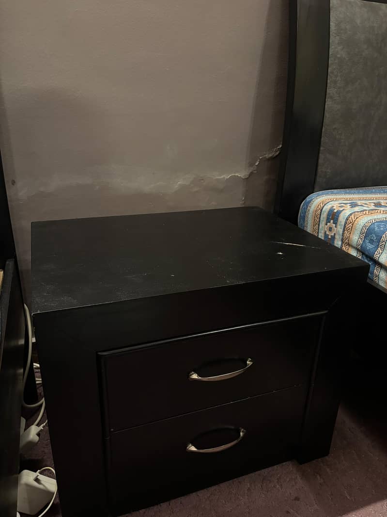 Single Bed Set with Side Table & Dressing Table with Mirror 6