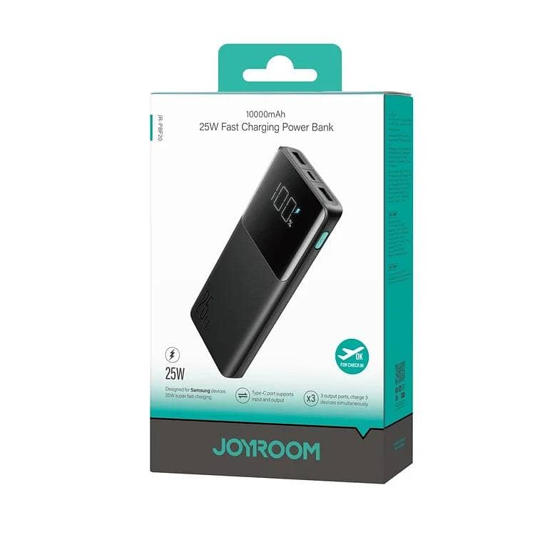 joyroom Warles Fast Charging 20w Power Bank 10kmah. joyroom 25w Power ...