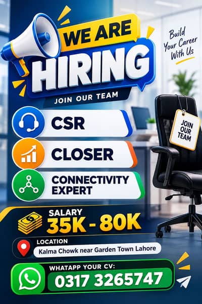 We are hiring call centre staff