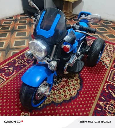 kids Rechargeable bike lush condition only 2 month use