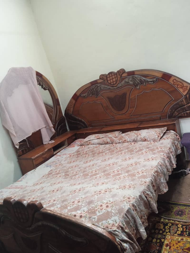 Double Bed site Table drasing swocash 2