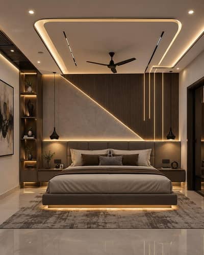 home renovation bed ROM design molding room design