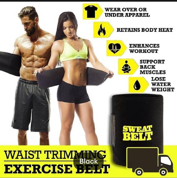 T  Imported Quality Men Women Sweat Body Premium Waist Trimmer Shapers Sweat Belt