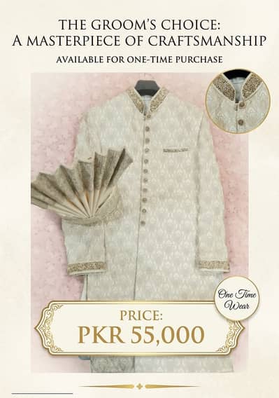 Groom Sherwani (Complete Set)