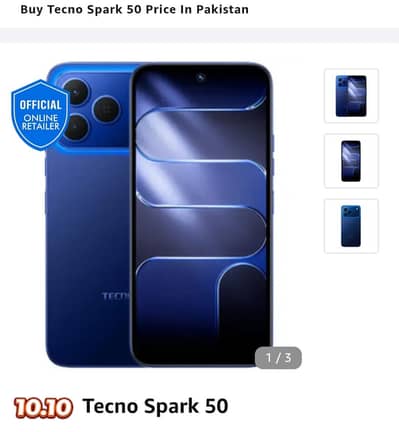 Tecno spark 50 6+6/128gb  bilkul new condition