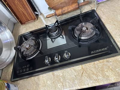 Original thick glass stove for sale
