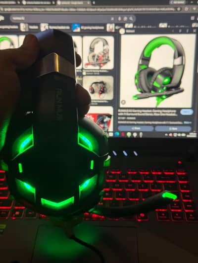 RUNMUS K2 Gaming Headset | RGB Lights | Rs. 2,500