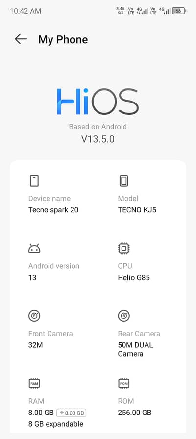 Tecno Spark 20