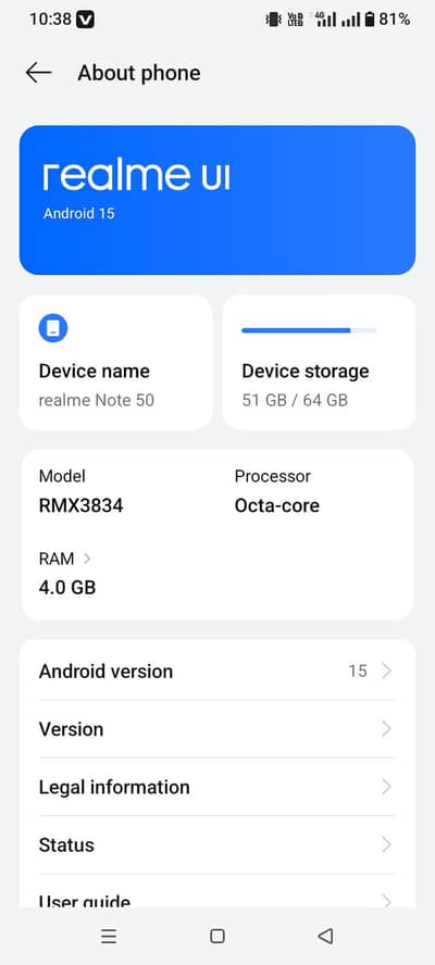 Realme Note 50