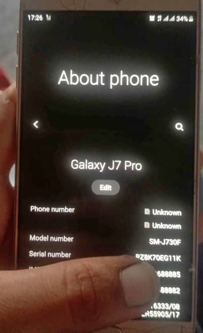 Samsung j7 pro 3gb 64gb