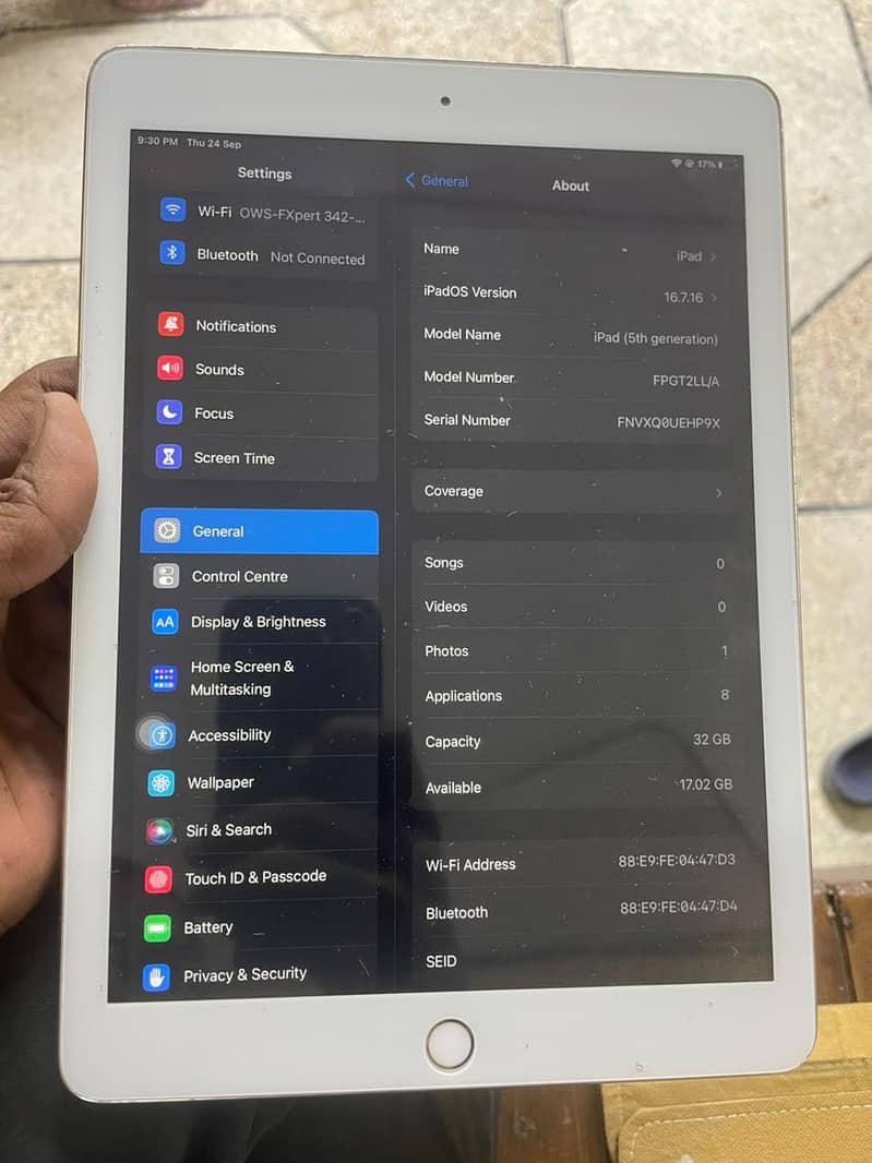 iPad 5th Generation 2