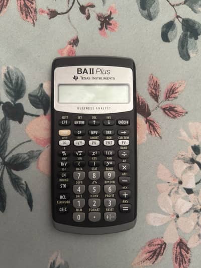 Texas Instruments BA II Plus financial calculator