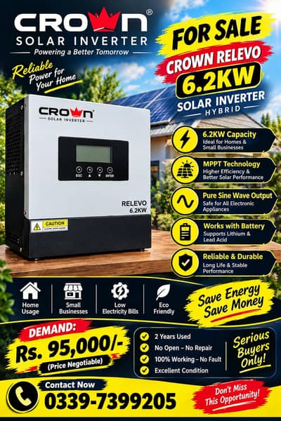 Crown Inverter 6.2KW