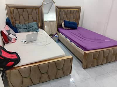 single bed 2 without mattress