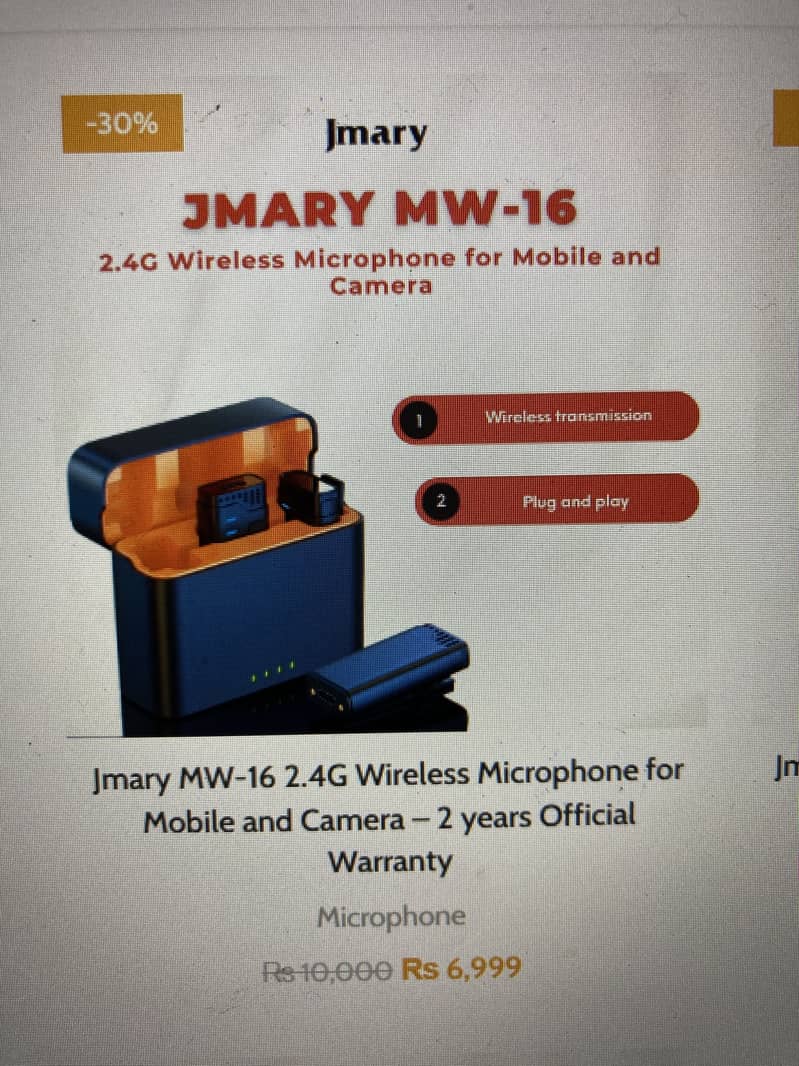 Jmary wireless mic 6