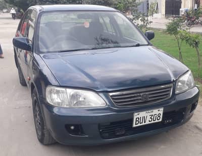 Honda City 2001 automatic gear  own name bio matric on tha spot