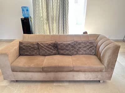 L Shaped Sofa Set for Sale - 5 Seater + Extra Seat