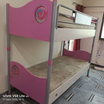 Bed/bunk bed for kids/double bed with Mattress/bed for sale in lahore