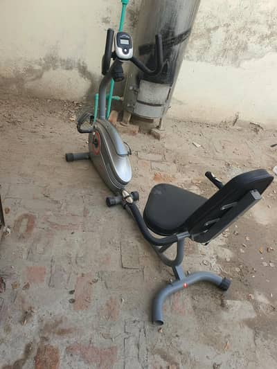 magnetic recumbent exercise cycle