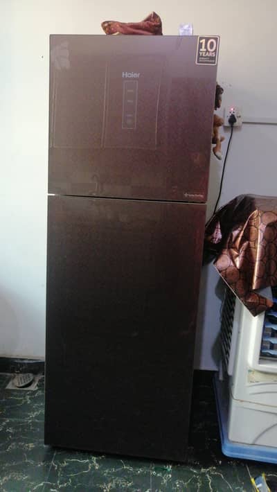 haier refrigerator is available for sale. with 10 year warranty.