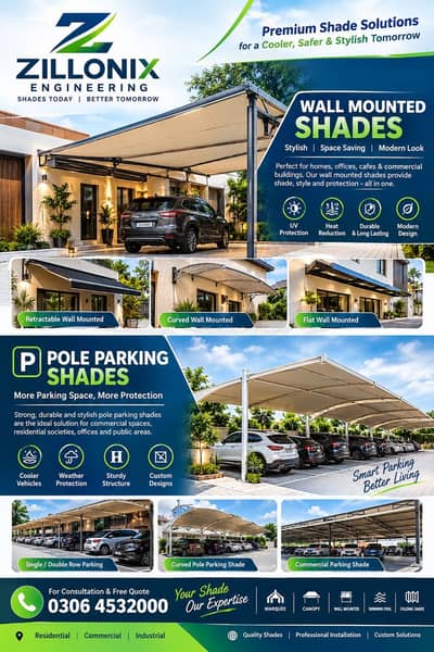 New design car parking shed / Canopy pvc car porch / Tensile car shade