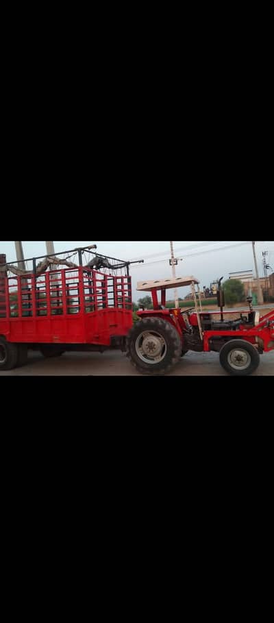 Massey Ferguson 260 Tractor with 18 Feet Trailer – Excellent Condition