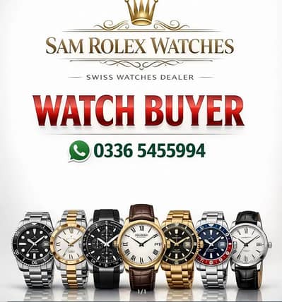 We Buy Rolex Cartier Omega Hublot Richard Mille Longines Montblanc AP