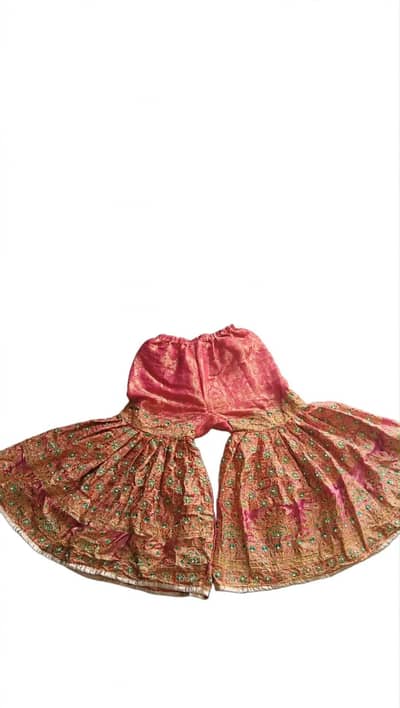 Heavy jamawar Gharara For sale Gujjarkhan -10/10