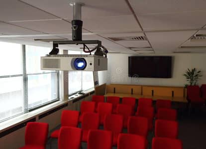 projector and screen