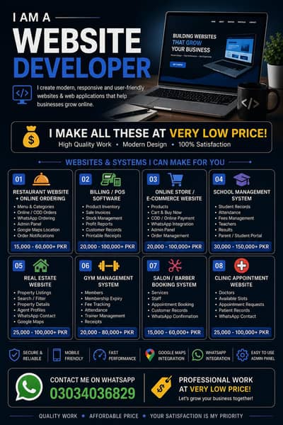 Professional Website & app developer