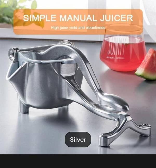 T  New Multifunctional Manual Juicer Hand Press Juicer Aluminum Alloy Manual Juicer Pomegranate Orange Lemon Sugarcane Juice Kitchen Fruit Tool