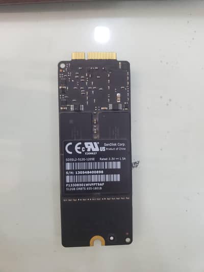Original Apple MacBook SSD 500GB | 7+17 Pin SATA | MacBook Pro Retina