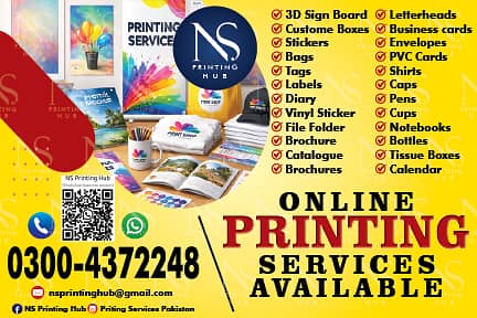 printing service, letterhead, label, pen, flyer, notebook, file folder 0