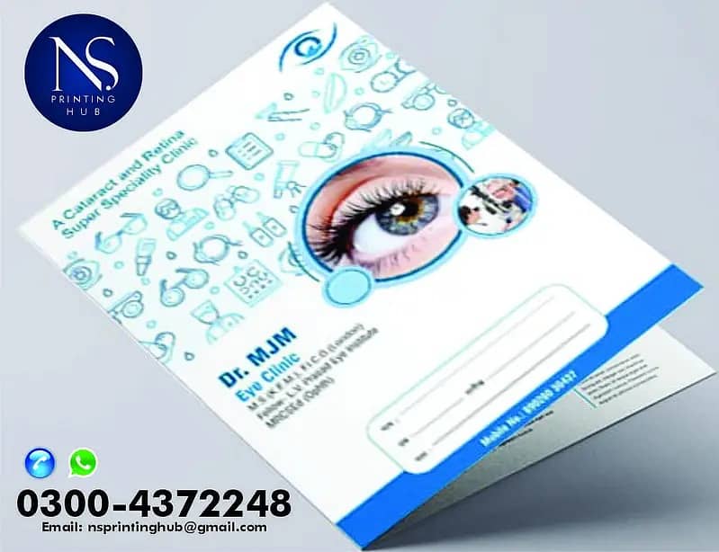 printing service, letterhead, label, pen, flyer, notebook, file folder 5