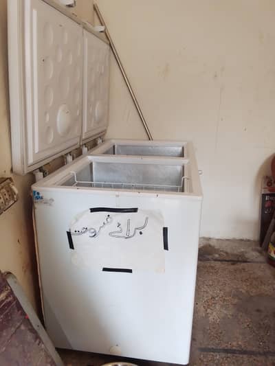 fridge and freezer