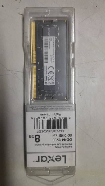8 GB Laptop Ram DDR 4 PC4 3200 (Brand New) with Sealed and bill.