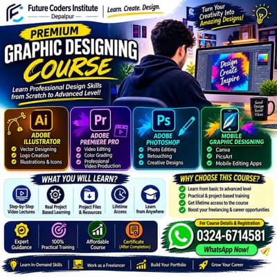 Premium paid Graphic Designing courses
